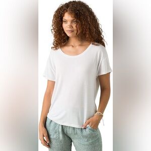 Prana | Women’s Foundation Slouch Tee White S